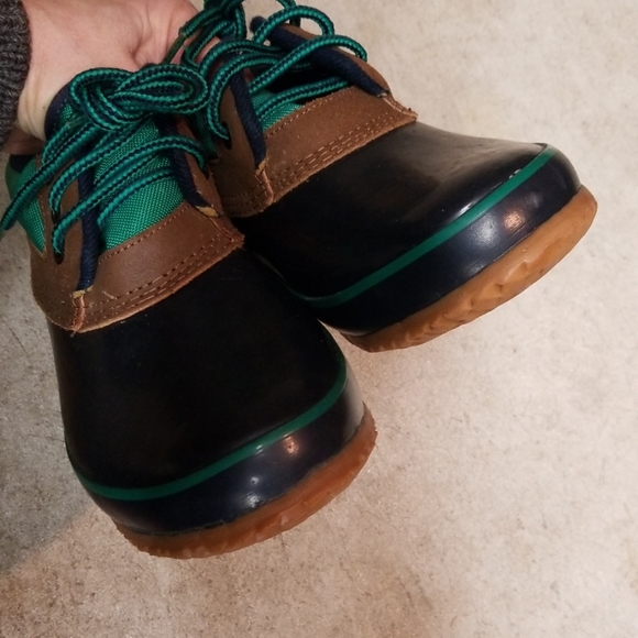 WOODSTOCK Sorority Rain Duck Boots Teal Blue EUC - Picture 6 of 7